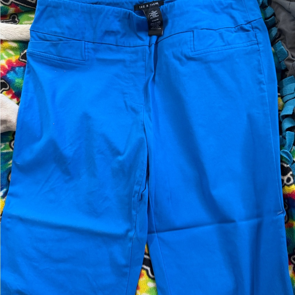 Zac & Rachel Vibrant Blue Capris
